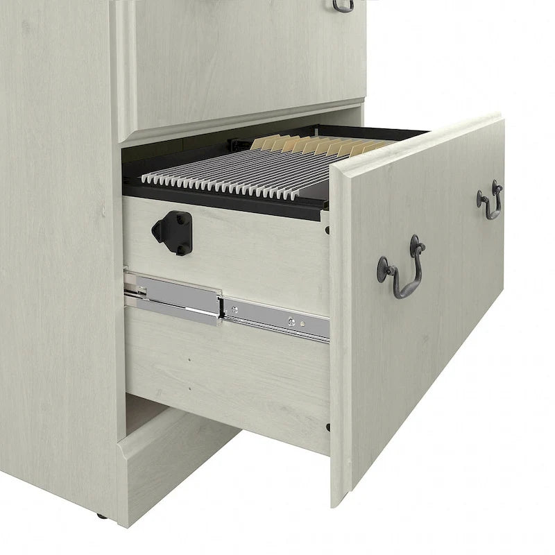 Classeur à tiroirs latéraux Cerisier automnal