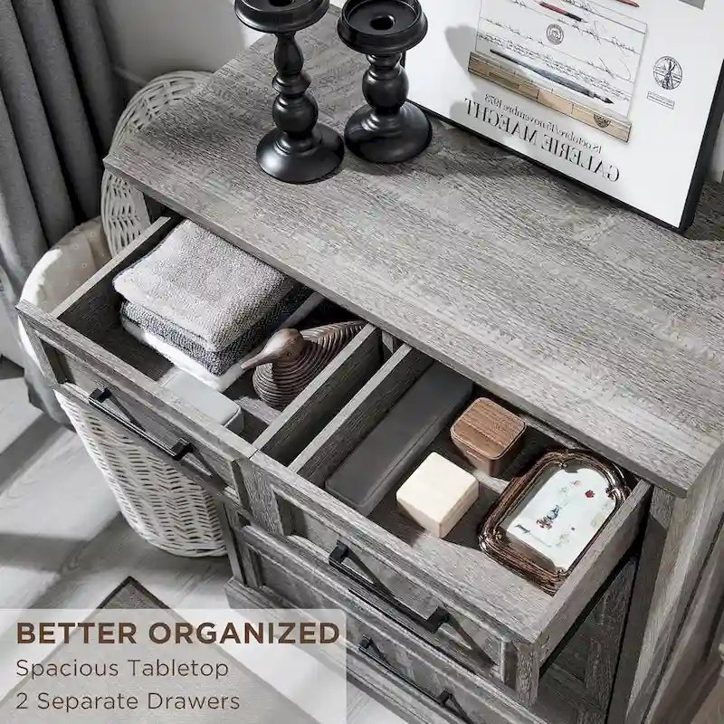 Meuble de rangement en bois style campagne