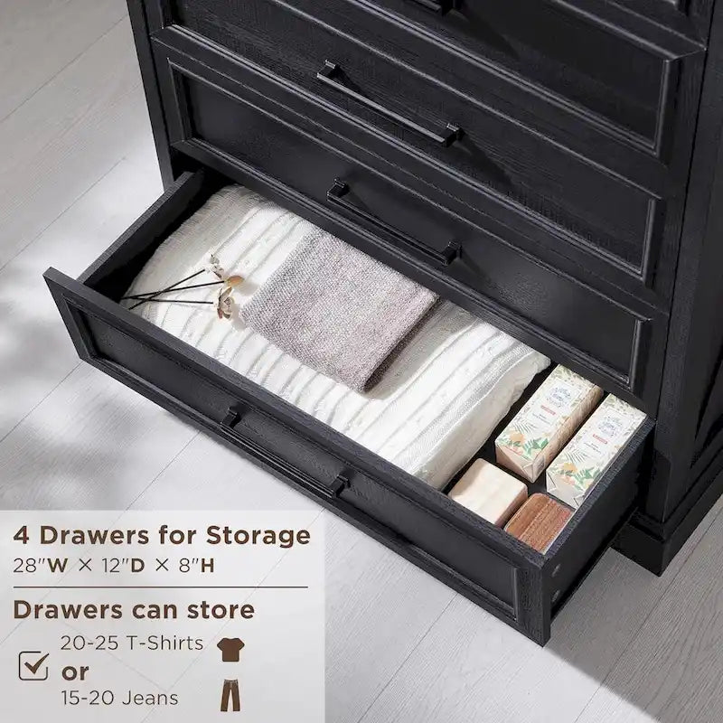 Meuble de rangement en bois style campagne
