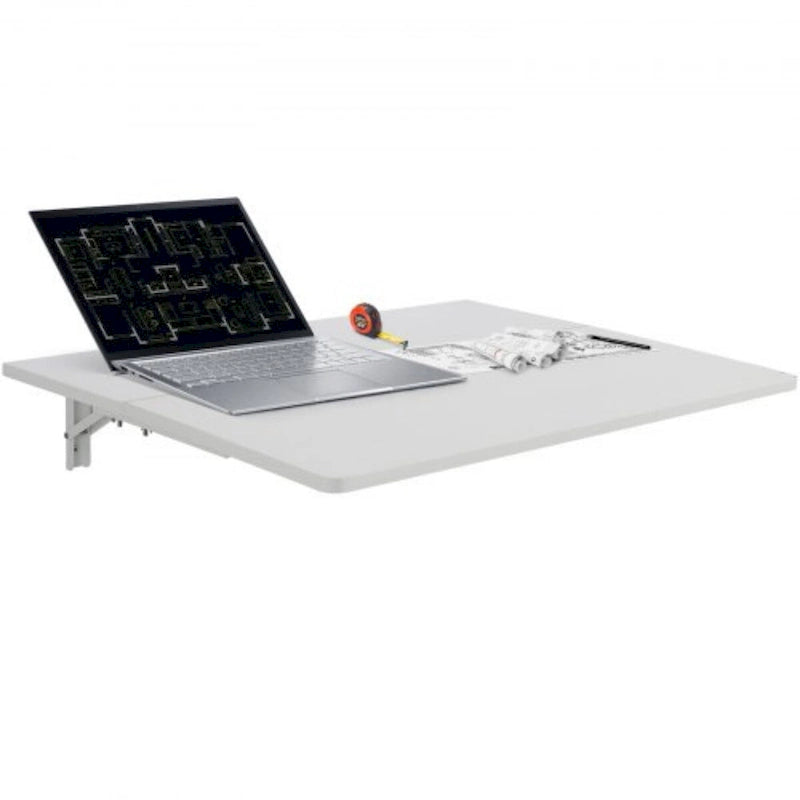 Bureau mural flottant, Table pliable pour la maison ou le bureau