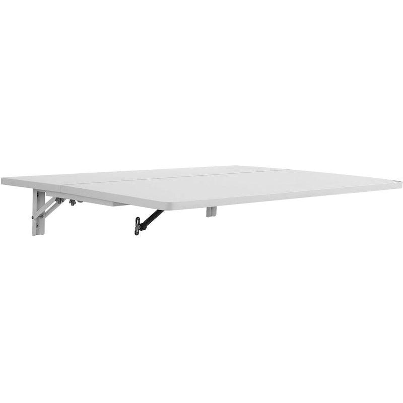 Bureau mural flottant, Table pliable pour la maison ou le bureau