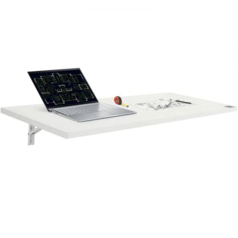 Bureau mural flottant, Table pliable pour la maison ou le bureau