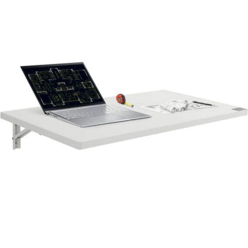 Bureau mural flottant, Table pliable pour la maison ou le bureau
