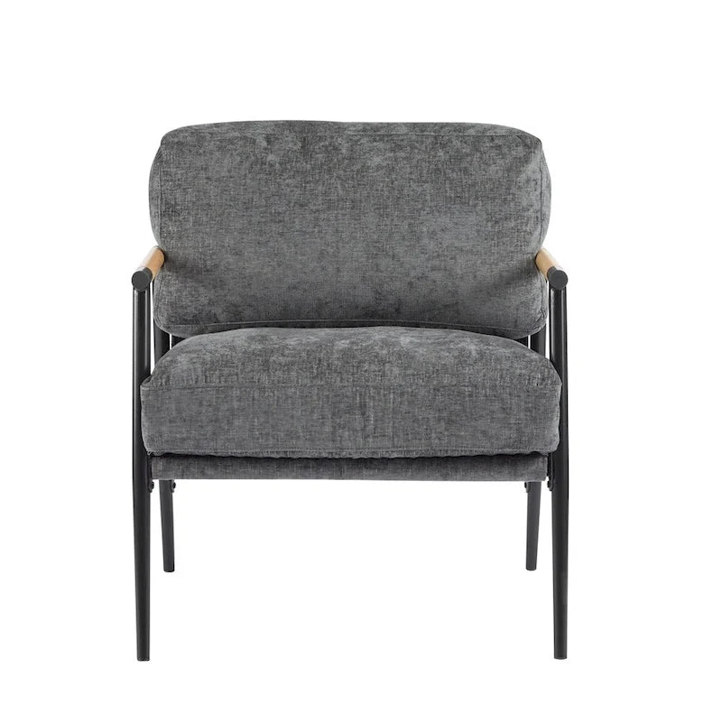 27.56 Fauteuil d'appoint moderne avec coussins moelleux