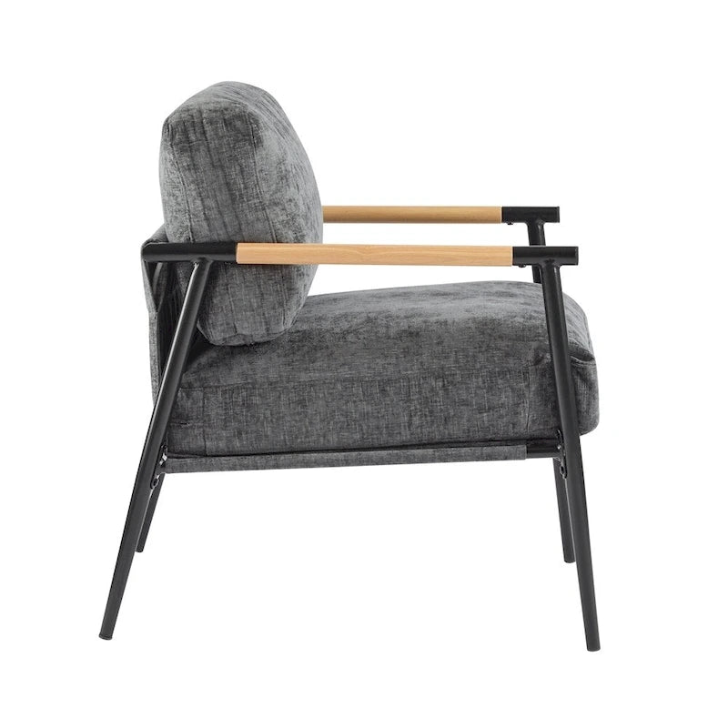 27.56 Fauteuil d'appoint moderne avec coussins moelleux