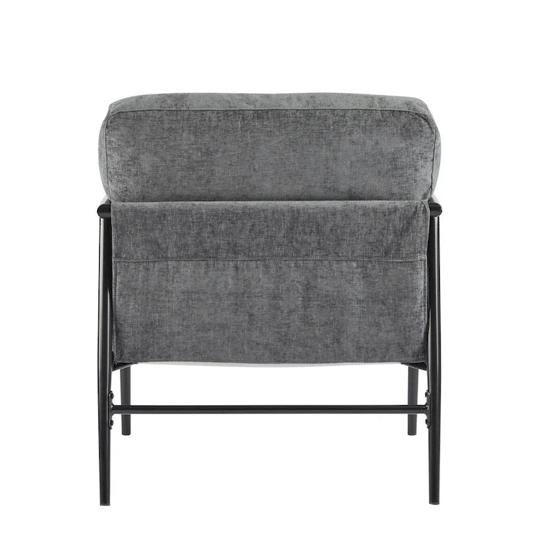 27.56 Fauteuil d'appoint moderne avec coussins moelleux
