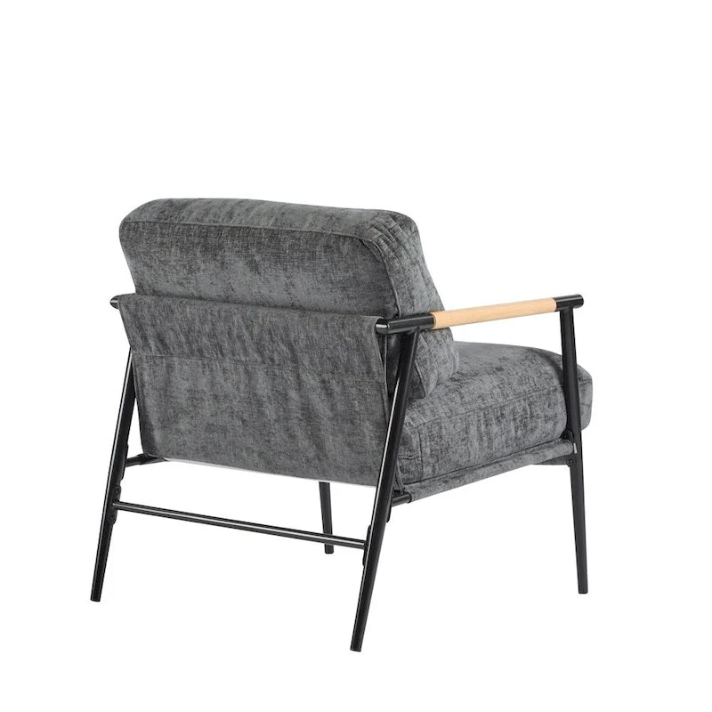 27.56 Fauteuil d'appoint moderne avec coussins moelleux