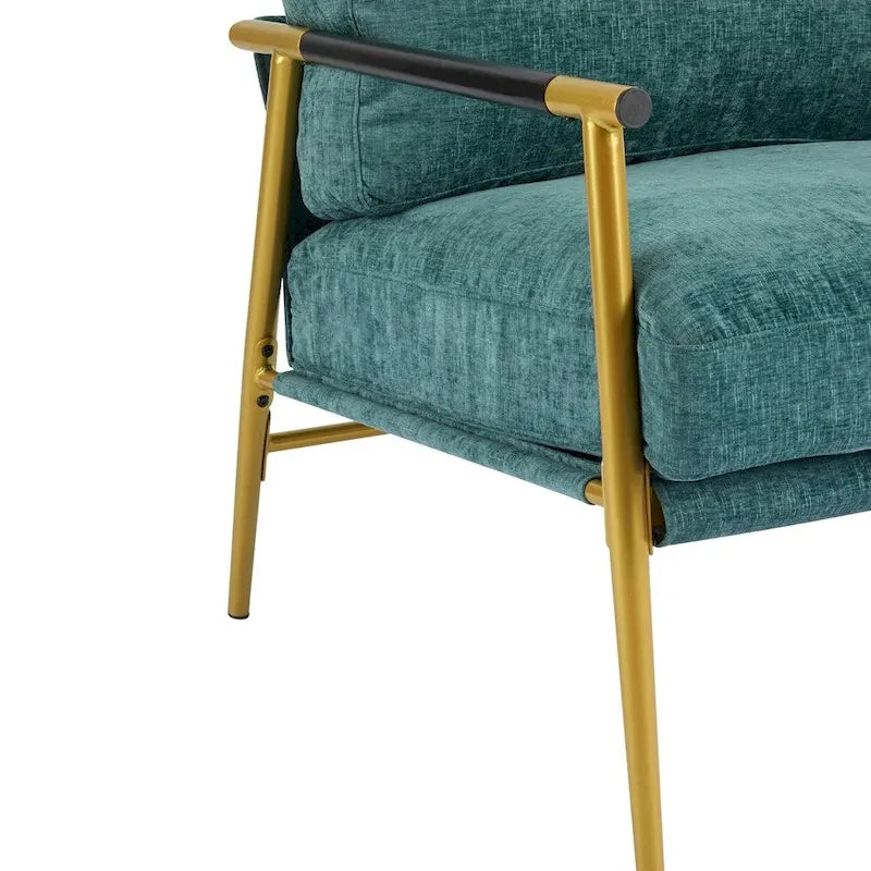27.56 Fauteuil d'appoint moderne avec coussins moelleux