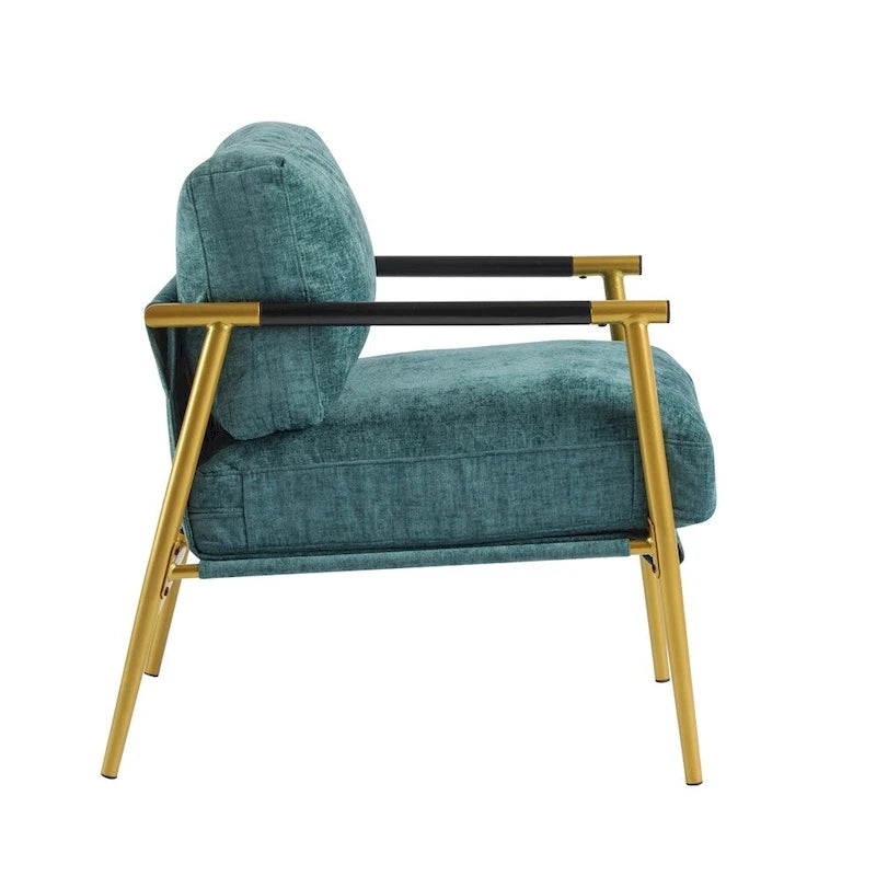 27.56 Fauteuil d'appoint moderne avec coussins moelleux
