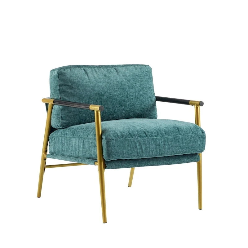27.56 Fauteuil d'appoint moderne avec coussins moelleux