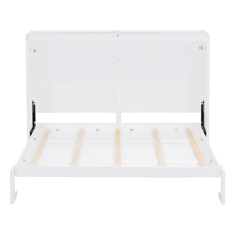 Lit escamotable en bois, gain de place