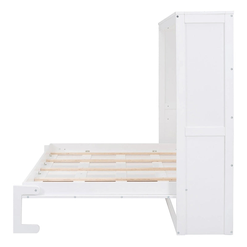 Lit escamotable en bois, gain de place
