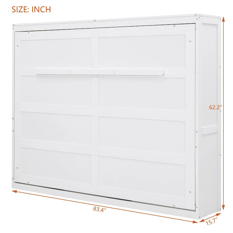 Lit escamotable en bois, gain de place