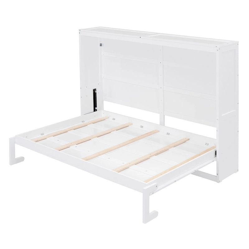 Lit escamotable en bois, gain de place