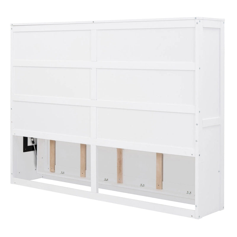 Lit escamotable en bois, gain de place