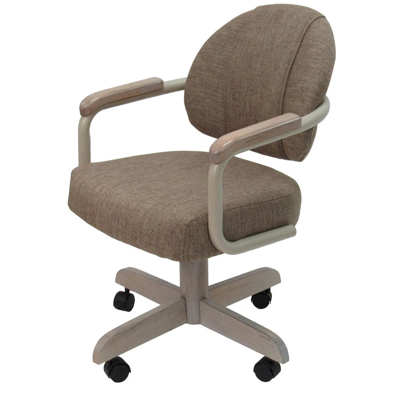 Chaise de cuisine à roulettes pivotante et inclinable M-79 - Siège de 45,7 cm