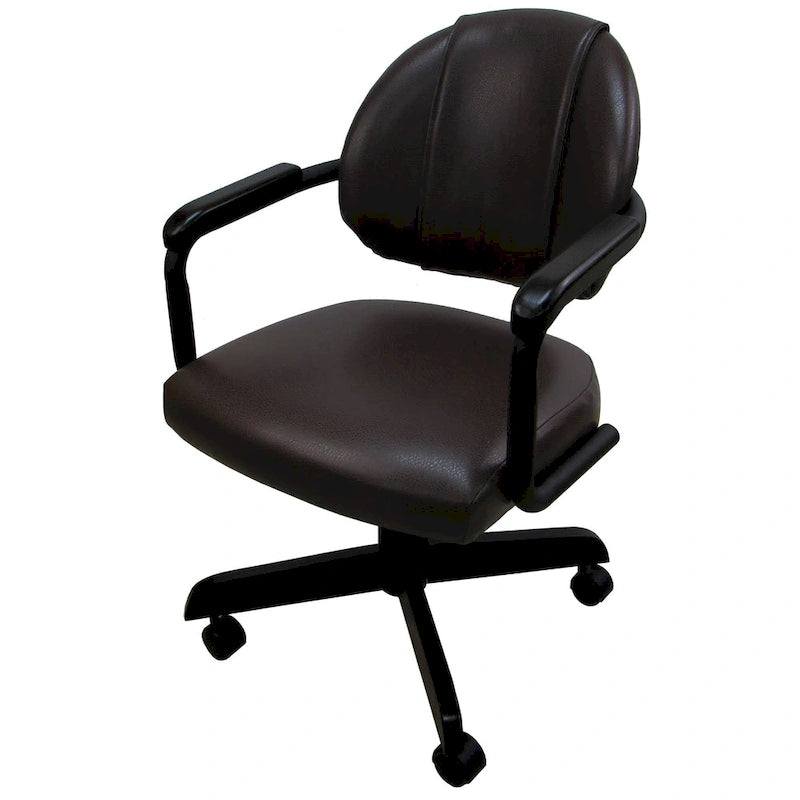 Chaise de cuisine à roulettes pivotante et inclinable M-79 - Siège de 45,7 cm