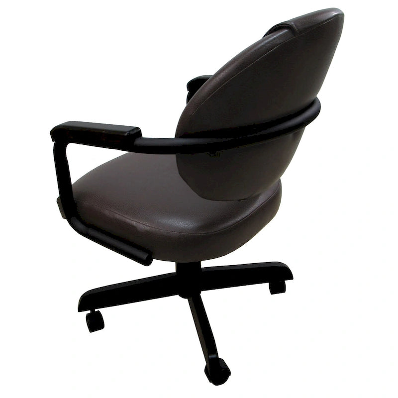 Chaise de cuisine à roulettes pivotante et inclinable M-79 - Siège de 45,7 cm