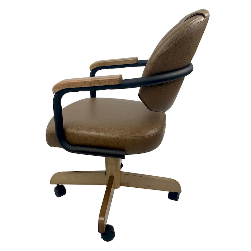 Chaise de cuisine à roulettes pivotante et inclinable M-79 - Siège de 45,7 cm