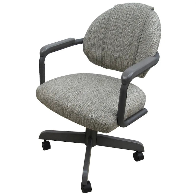 Chaise de cuisine à roulettes pivotante et inclinable M-79 - Siège de 45,7 cm