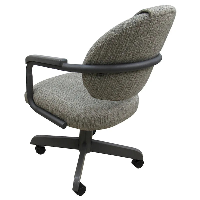 Chaise de cuisine à roulettes pivotante et inclinable M-79 - Siège de 45,7 cm