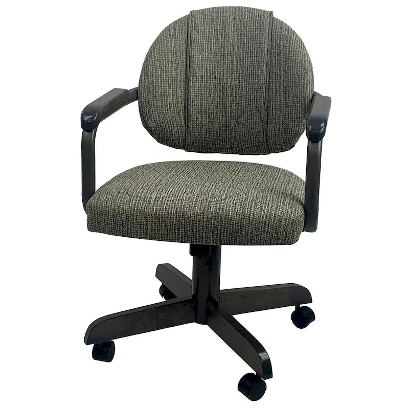 Chaise de cuisine à roulettes pivotante et inclinable M-79 - Siège de 45,7 cm