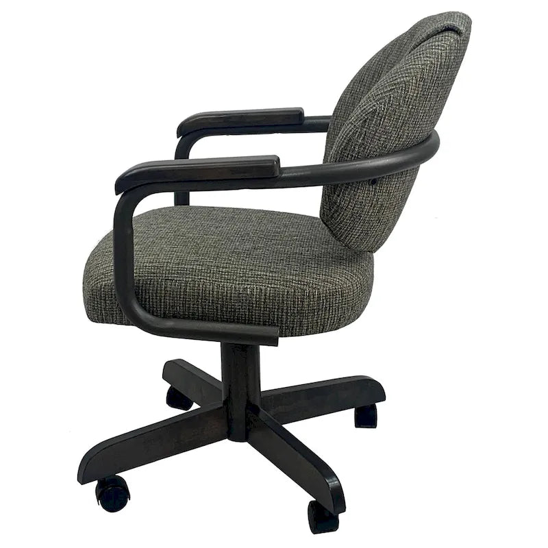 Chaise de cuisine à roulettes pivotante et inclinable M-79 - Siège de 45,7 cm