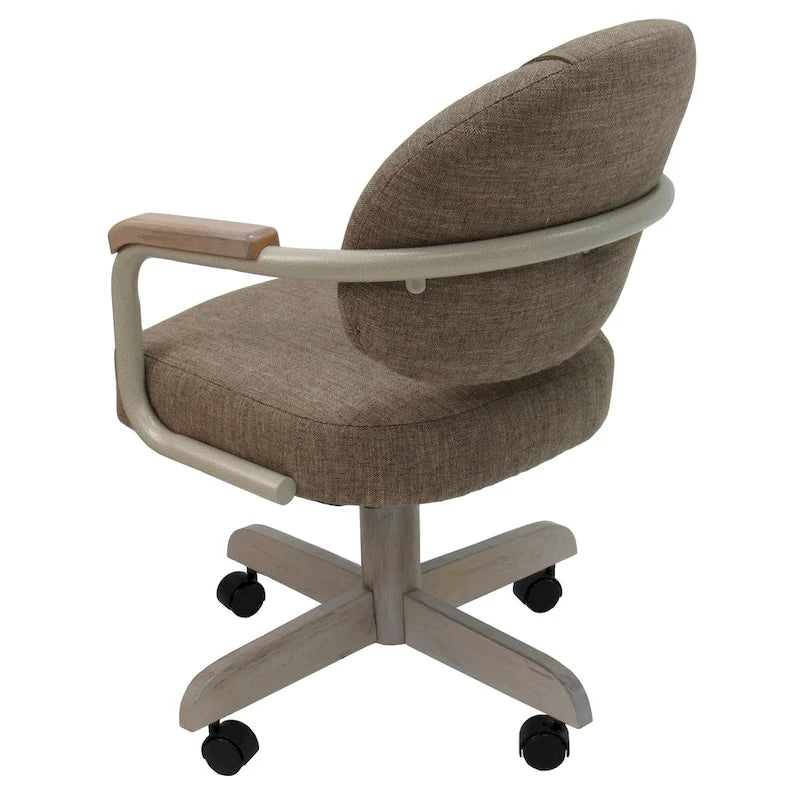 Chaise de cuisine à roulettes pivotante et inclinable M-79 - Siège de 45,7 cm