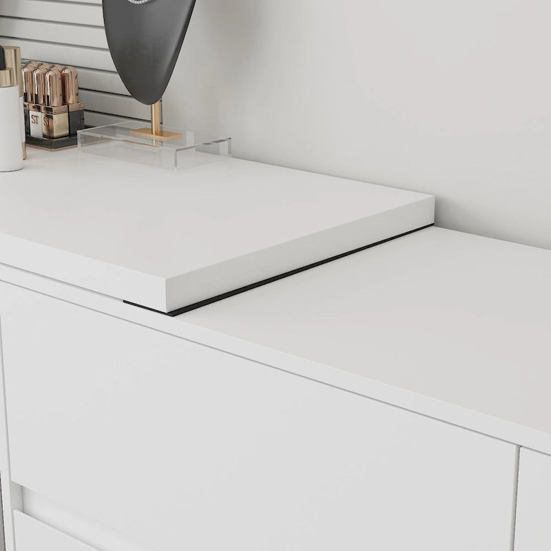 Coiffeuse et meuble de rangement pour maquillage