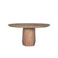 Table à manger Fitzgerald 60 en bois marron clair - 60,0L x 60,0W x 30,0H