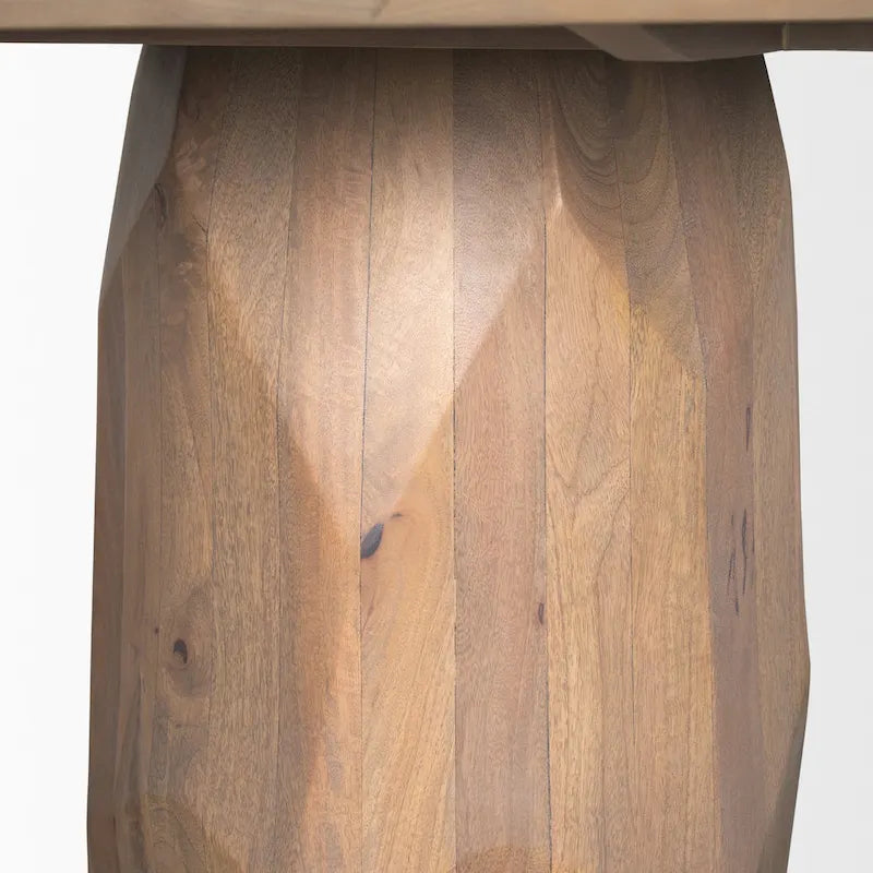Table à manger Fitzgerald 60 en bois marron clair - 60,0L x 60,0W x 30,0H