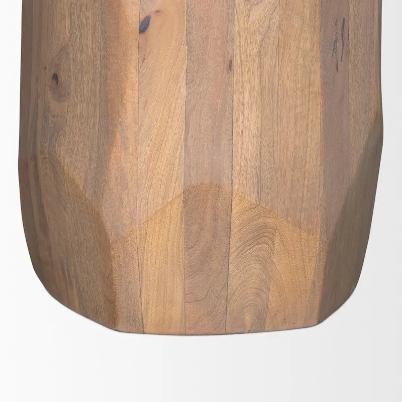 Table à manger Fitzgerald 60 en bois marron clair - 60,0L x 60,0W x 30,0H