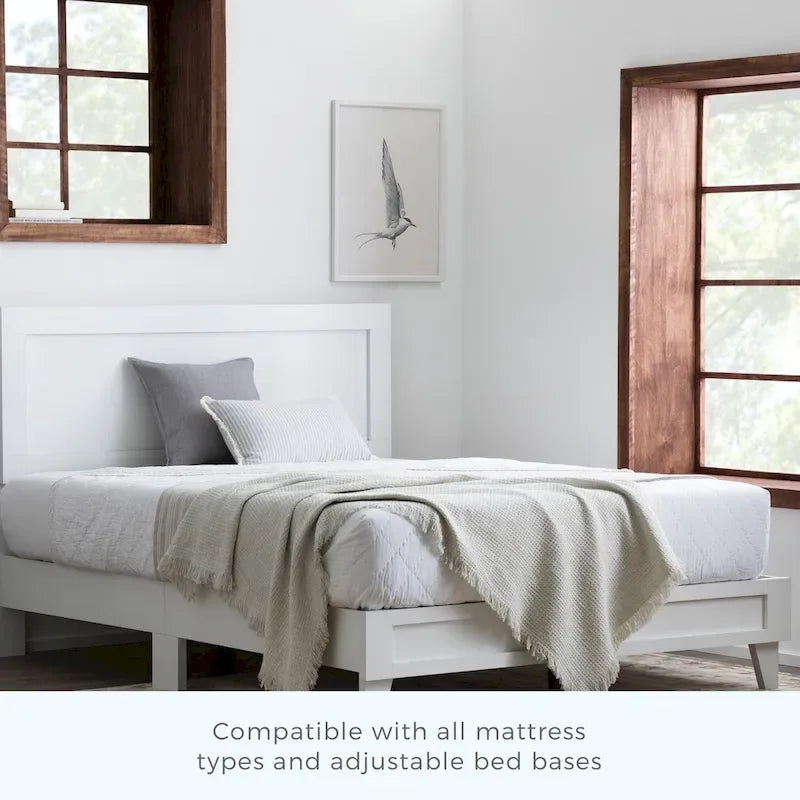 Lit plateforme classique en bois