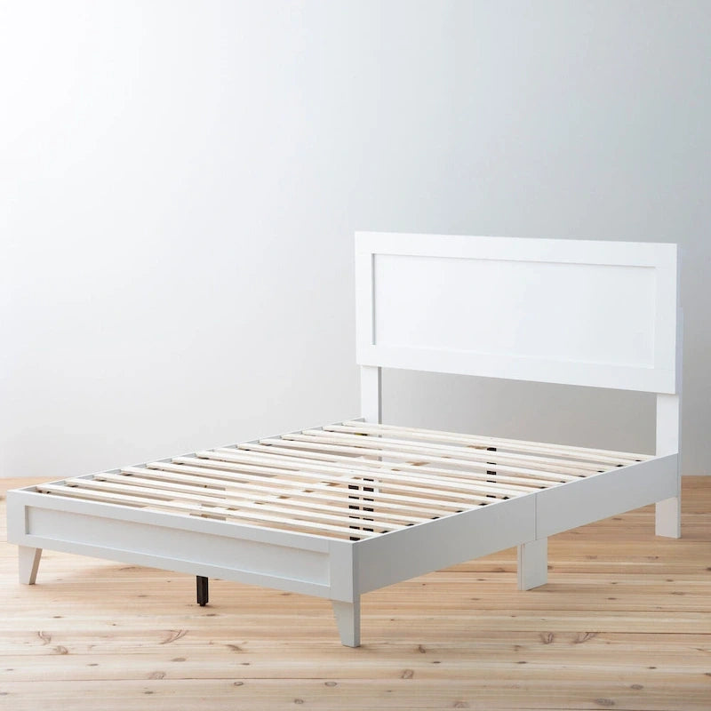 Lit plateforme classique en bois