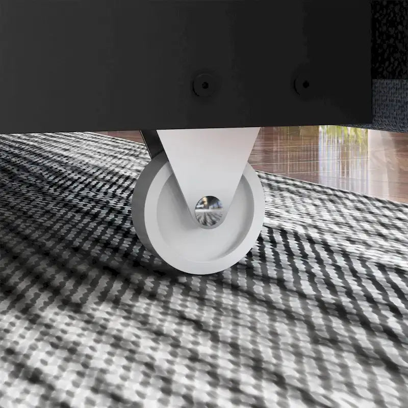 Cadre de lit moderne illuminé avec garniture dorée - Design rembourré et chic