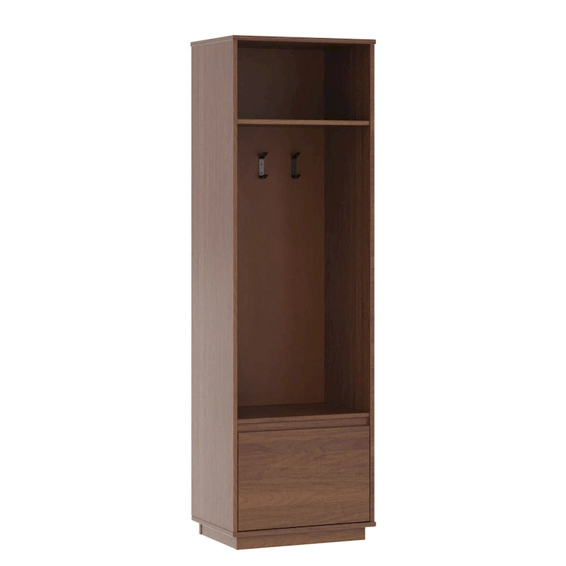 Lucas Mid Century Hall Tree 1 Drawer