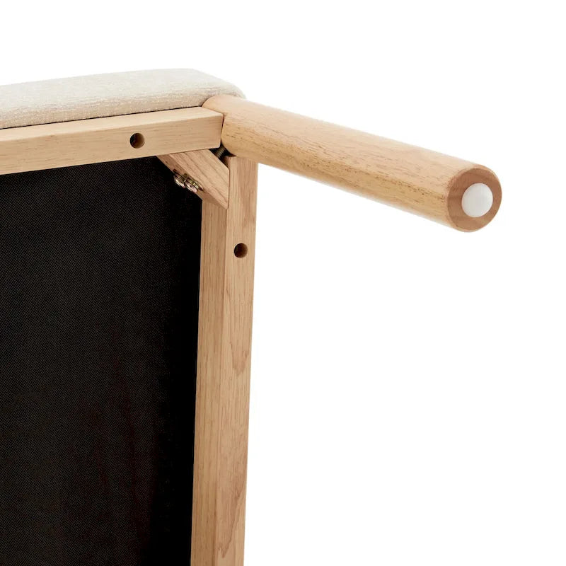Chaises de salle à manger dossier bas/dossier haut (lot de 2)