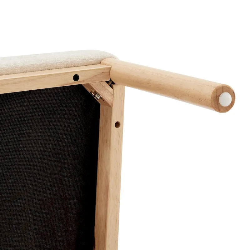 Chaises de salle à manger dossier bas/dossier haut (lot de 2)