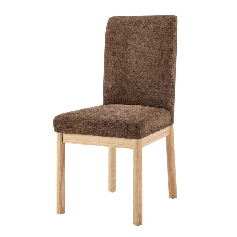 Chaises de salle à manger dossier bas/dossier haut (lot de 2)
