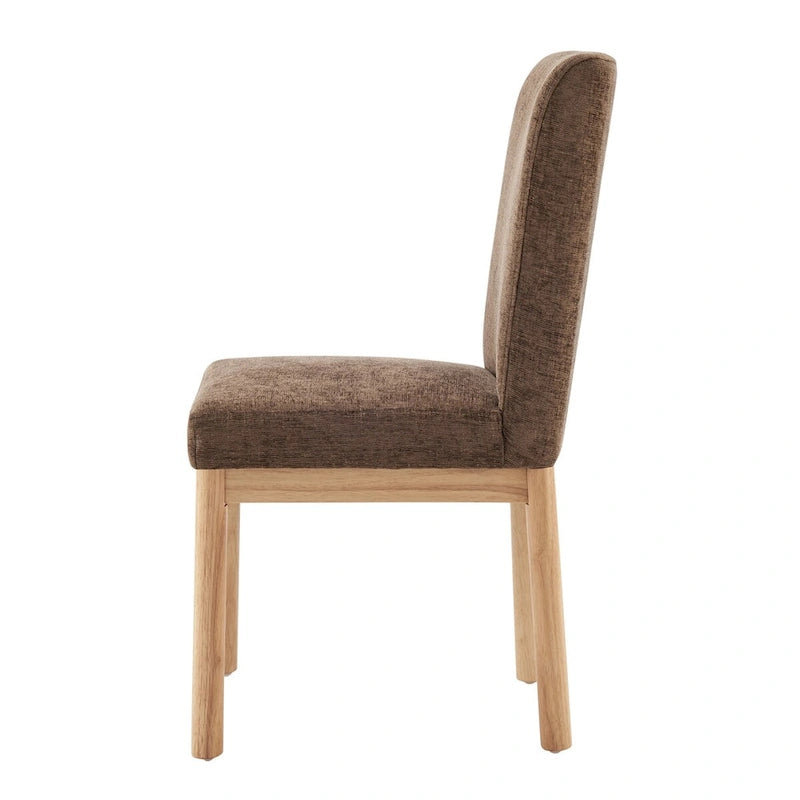 Chaises de salle à manger dossier bas/dossier haut (lot de 2)
