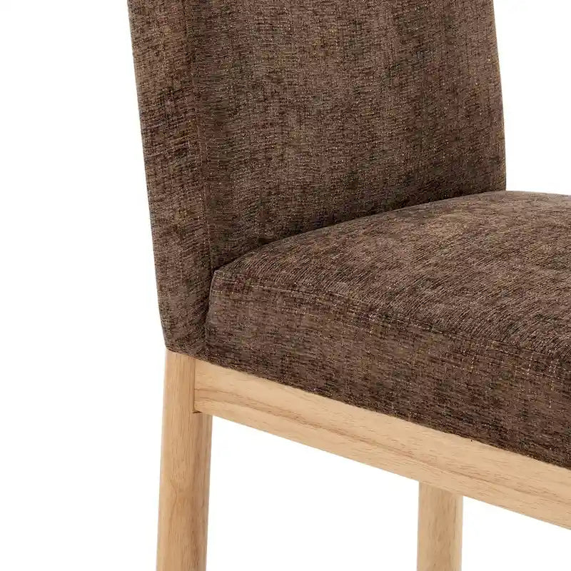 Chaises de salle à manger dossier bas/dossier haut (lot de 2)