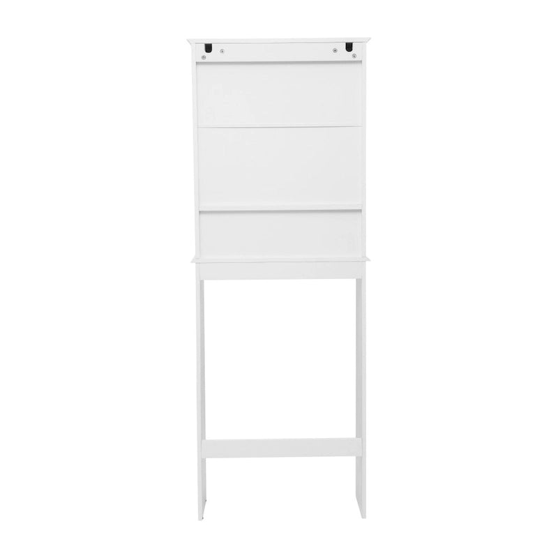 Meuble de rangement pour cabinet de toilette de ferme marron avec 2 étagères