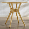 Table à manger ronde Lily 36, cuivre
