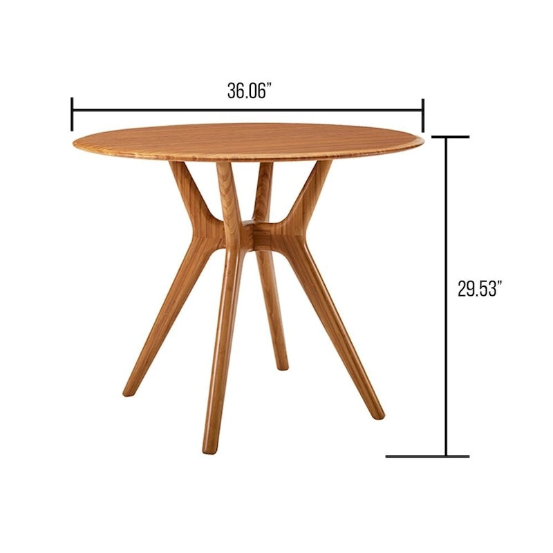 Table à manger ronde Lily 36, cuivre