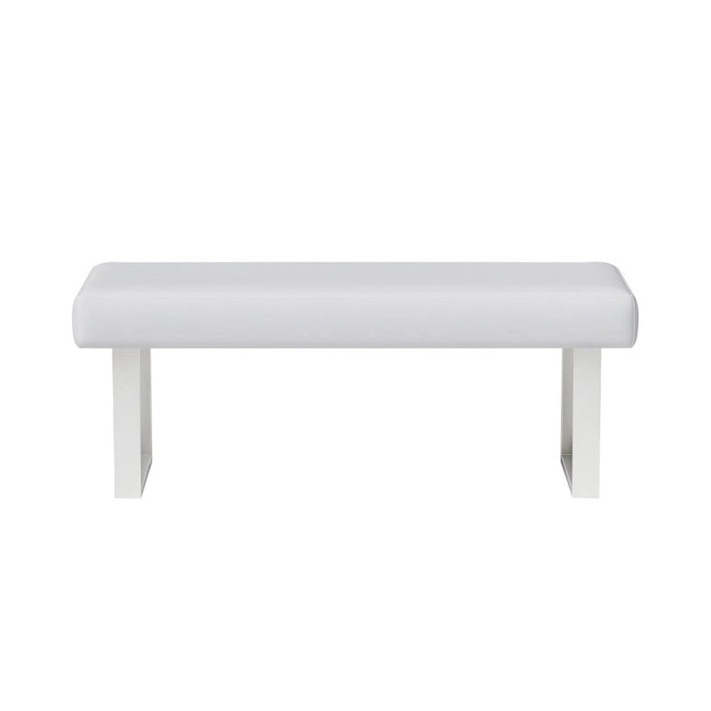 Banc de salle à manger blanc - Banc de salle à manger