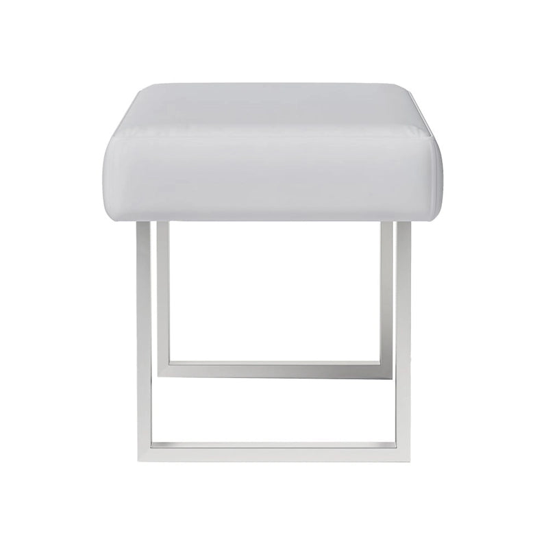 Banc de salle à manger blanc - Banc de salle à manger