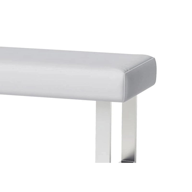 Banc de salle à manger blanc - Banc de salle à manger