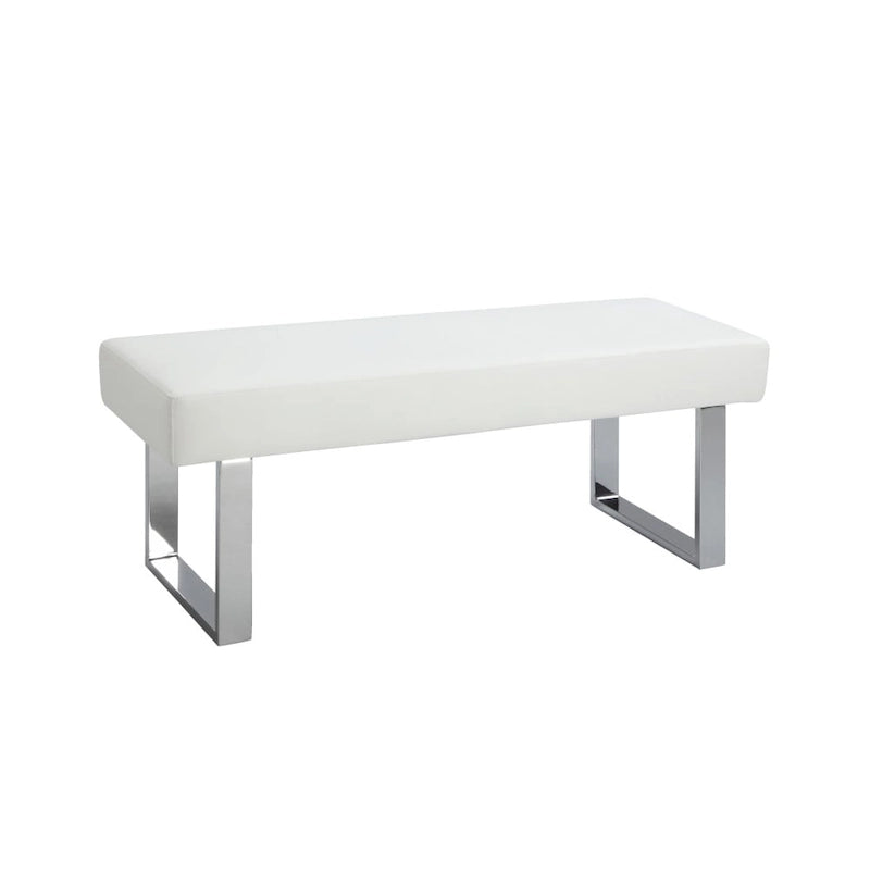 Banc de salle à manger blanc - Banc de salle à manger